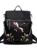 School Bags for Teenage Girls Dragonfly Embroidery