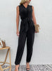 Women Open-back Bow Jumpsuit