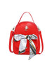 Silk Scarves Single Shoulder Pu Backpack