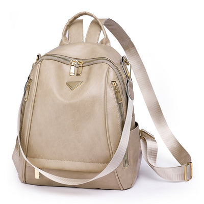 Soft PU Outdoor Travel Retro Leisure Backpack
