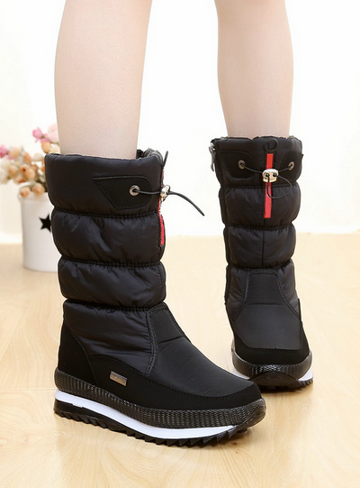 Winter Shoes Thick Plush Non-Slip Waterproof 