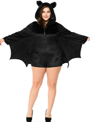 Halloween Cosplay Black Bat Vampire Dress