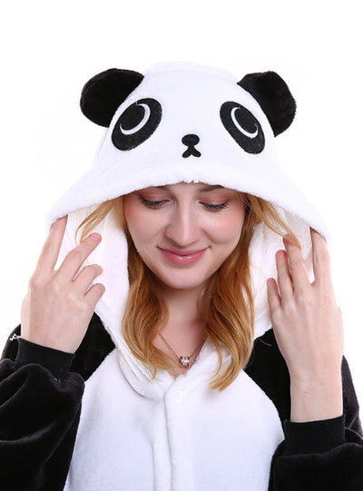 Kungfu Panda Costume Winter Warm Sleepwear