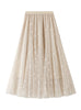 Women Mesh Clover Skirt