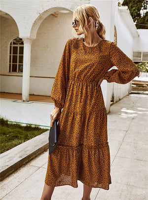 Long Sleeve Ruched Womens Clothes Party Ladies Dresses