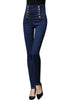 Women Denim Cotton Large Pants Oversize Trousers 