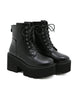 Motorcycle High Heel Round Head Boots