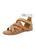 Gladiator Splicing Belt Retro Flat Sandals