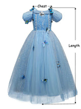 Anna Elsa Dress High-Grade Sequined Princess