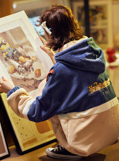 Coral Velvet Winter Warm Pajamas Jumpsuit Skirt