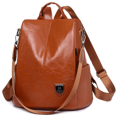 PU Retro Outdoor Travel Backpack