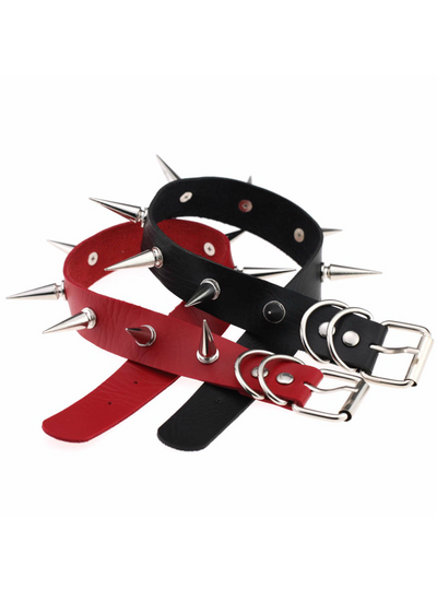 Spike Choker Collar Women Goth Chokers Necklace 