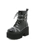 Side Zipper Platform Thick-soled Martin boots