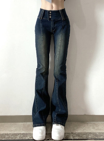 Retro Slim Hip-lifting Slim Jeans