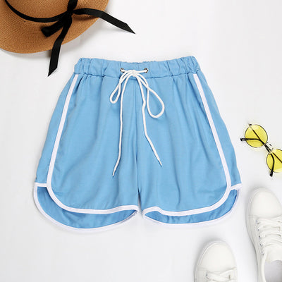 Women's Elastic Wide-leg Pants Shorts