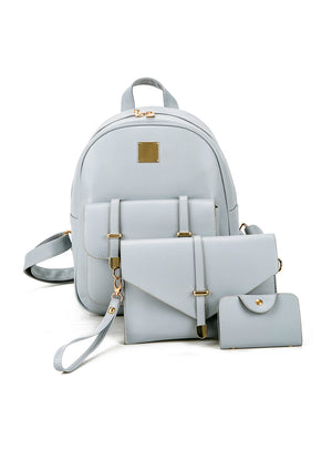 PU Leather Women Backpack Shoulder Bag Purse