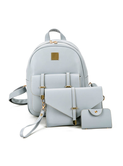 PU Leather Women Backpack Shoulder Bag Purse