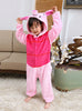 Flannel Pajamas Pink Pig Children Cartoon Animal
