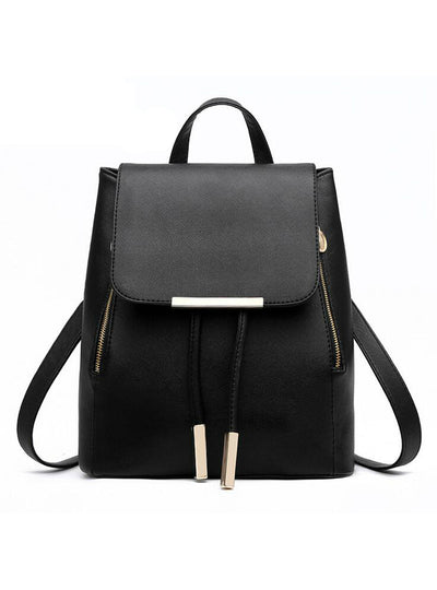 PU Leather Mochila School Bags Teenagers Girls 