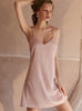 Sexy Deep V Pajamas Ice Silk Suspender Dress