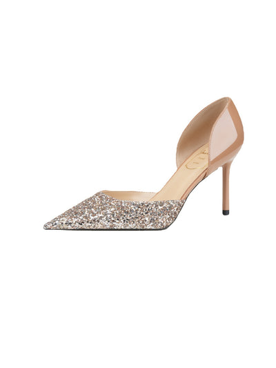 Shallow-mouthed High Heel Pointed Thin Heel