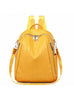 Women PU Letter Large Backpack