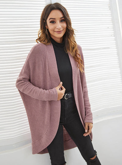 Bat Sleeve Casual Cardigan Coat