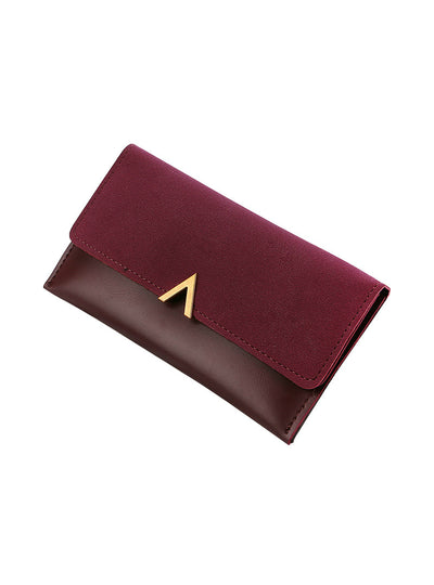 Leather Wallets Hasp Lady Moneybags Zipper Coin Purse 