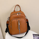 PU Outdoor Retro Leisure Backpack