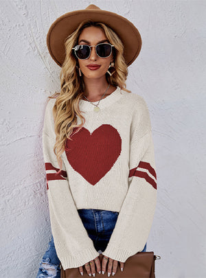 Loose Round Neck Turtleneck Long Sleeve Sweater