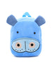 3D Cartoon Blue Hippo Plush Children Backpacks