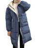 Hooded Ladies Coat Long Coats Parka Oversize