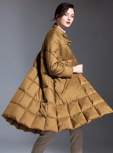 Small Necktie Scarf Down Jacket