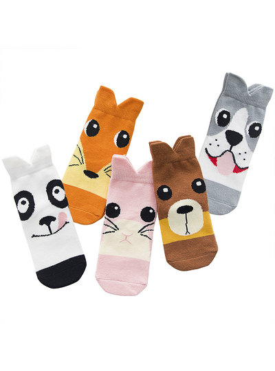 5 Pair/lot Baby Breathable Boys Girls Socks 