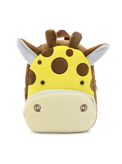 3D Cartoon Plush Giraffe Children Backpacks 