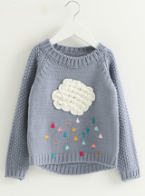 Children Sweaters Cartoon Cloud Long Sleeve