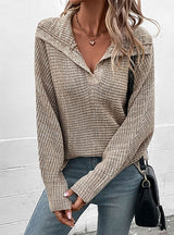 Pullover Sweater Retro Turtleneck Sweater