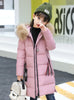 Winter Children Thicken Hooded Natural Fur Collar Coat 