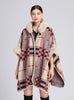 Hood Shawl Cloak Ladies Woolen Loose Coat Cardigan