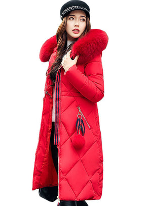 Big Fur Winter Coat Thickened Women Winter Coat 