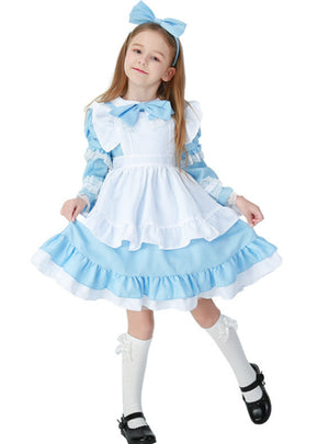 Kids Princess Lolita Dress Costumes Hollowen 