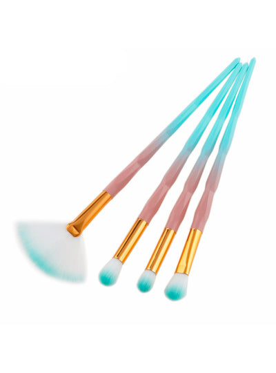 10Pcs/kit Makeup Brushes Rainbow Face Foundation