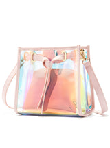Mini Transparent Jelly Bag Slung Laser Shoulder Bag 
