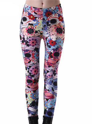 Digital Printed Milk Vintage Fitness Pants