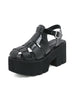 Round-headed Sponge Cake Bottom Hollow Sandal