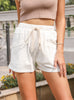 Cotton Summer Pants Drawstring Shorts