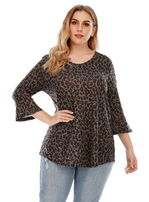 Large Size Women's Long Sleeve Top