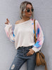 Round Neck Tie-dyed Long Sleeve T-shirt