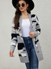 Casual Long Camo Cardigan Sweater