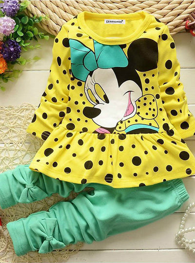 Set T-shirt+Pants Outfits Kids Tracksuit For Toddler